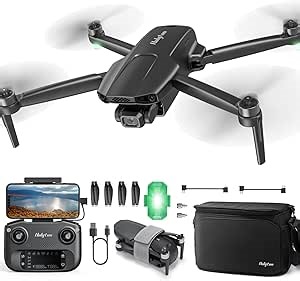 Holyton HT70 3 Axis Brushless Gimbal GPS Drones with Camera for Adults 4K; FAA Compliant FPV RC Quadcopter Drone with 4K/30FPS Video, 10000ft Range, QuickShot, Night Vision, Follow Me, Auto Return