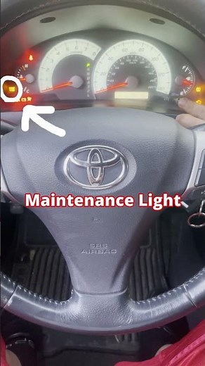 How To Reset Maintenance Light on 2007-2011 Toyota Camry #mechanic #automotive #shorts #fyp #car