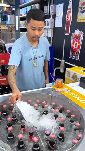 Ice Cold Coca-Cola slush - Thai Street Food