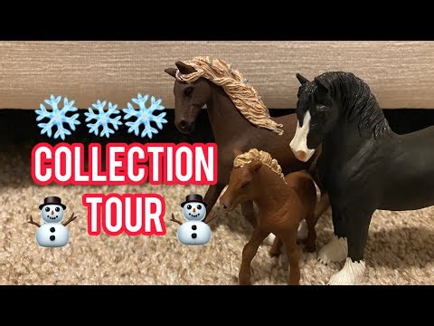 Vlogmas Day 10! Model Horse Collection Tour!