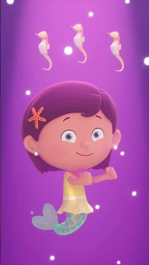 Dancing Underwater with Mermaid Idol! 🧜🏻‍♀️ | 123 Number Squad! | Learning Shorts | #kids