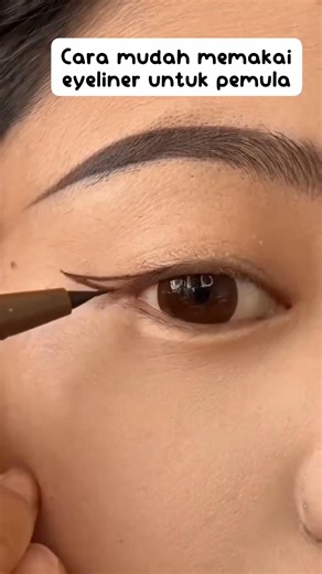 11K views · 86 reactions | Tutorial memakai eyeliner untuk pemula | Tren makeup | Facebook