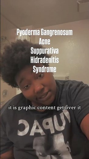 Is PASH Syndrome. 💉🔥💔 Pyoderma Gangrenosum + Acne + Suppurative Hidradenitis. #JustHowLifeGoes