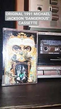 ORIGINAL 1991 MICHAEL JACKSON "DANGEROUS" CASSETTE