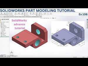 SolidWorks Tutorial: Part Modeling in SolidWorks #solidworks3d
