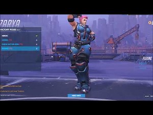 Overwatch Zarya Showcase