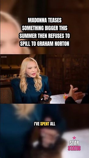 👀 TEASE: Madonna Plots Her Next Move and Won't Spill the Details to Graham Norton