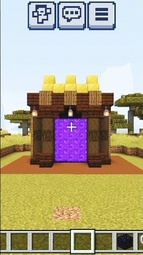 NEW DARK OAK NETHER PORTAL | MINECRAFT | #shorts #trending #minecraft #portal