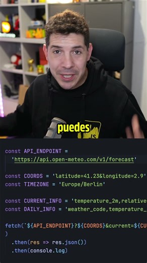 ¿Necesitas una API para practicar programación?\nEsta es la mejor para hacer aplicaciones del tiempo.