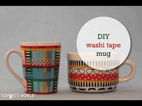 How to Make a Washi Tape Mug | Sophie's World