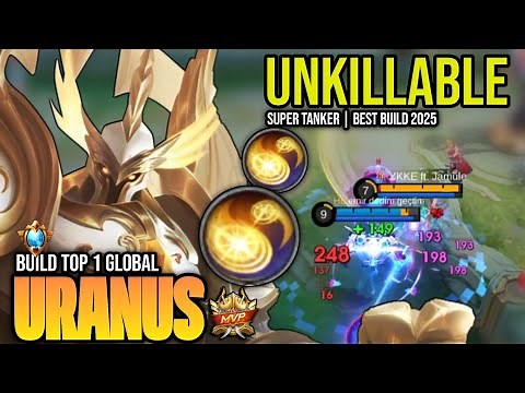 URANUS BEST BUILD 2025 | BUILD TOP 1 GLOBAL URANUS GAMEPLAY | MOBILE LEGENDS✓