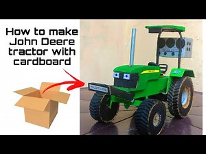 How to make John Deere at home #trending #tractor