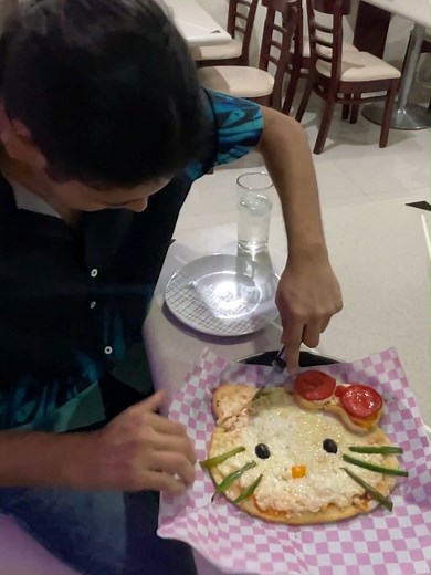 Pizza Hello Kitty Animation - Recipe Tutorial