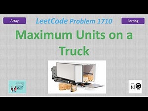 Maximum Units on a Truck | maximum units on a truck | leetcode 1710 | array | Amazon