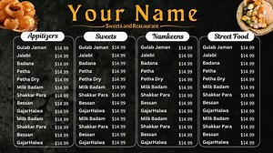 TV Menu Board for Restaurant, Digital TV Menu Board, Restaurant Menu Display Screen, Digital TV Signage, Menu Board for Indian Sweets - Etsy