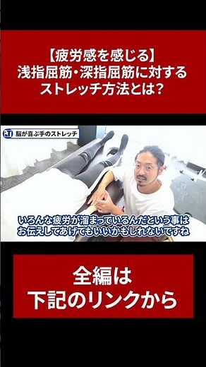 【疲労感を感じる】浅指屈筋・深指屈筋に対するストレッチ方法とは？【切り抜き】#short #自律神経 #疲労 #慢性痛 #ストレッチ #治療家 #整体 #PLT協会