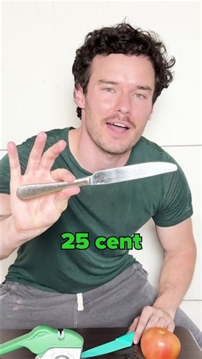 Can a 25-cent butter knife out-slice your chef's knife?