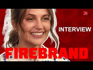 Alicia Vikander FIREBRAND Interview (2023)