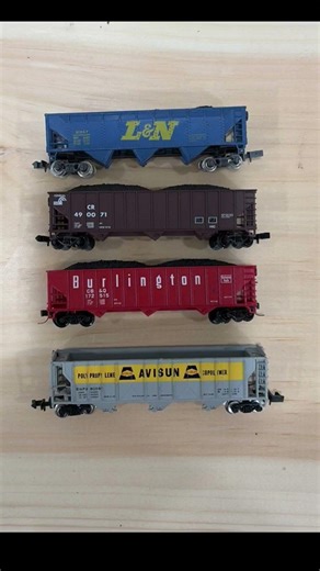4 more N-Scale coal hoppers are arriving today!