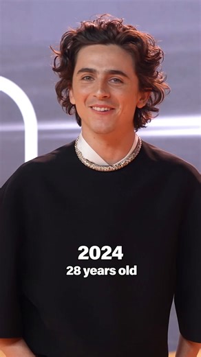 Timothée Chalamet through the years