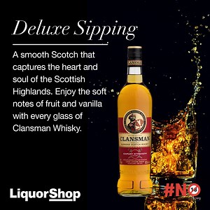 For a smooth sipping experience, look no further than Clansman Whisky from #CheckersLiquorShop 🥃 Shop in-store, or on www.liquorshop.co.za and we’ll deliver! T&Cs apply. Not for sale to persons under 18 #DrinkResponsibly | Checkers