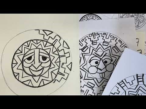 Aztec Sun Stone - Designs - Day 1