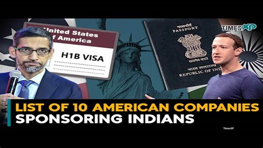 10 American companies sponsoring Indian workers in US
