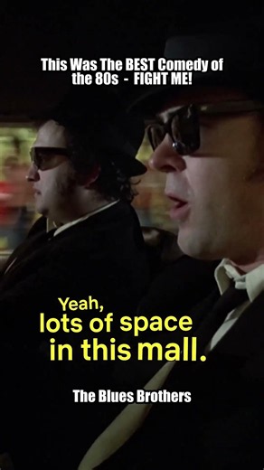 The Blues Brothers Made the Most Gloriously Ridiculous Chase Ever Filmed #80s #classic