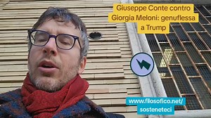 DIEGO FUSARO: Giuseppe Conte contro Giorgia Meloni: genuflessa a Trump __________ 🔥✅ Sostieni il sapere libero -> http://www.filosofico.net/sosteneteci | Diego Fusaro