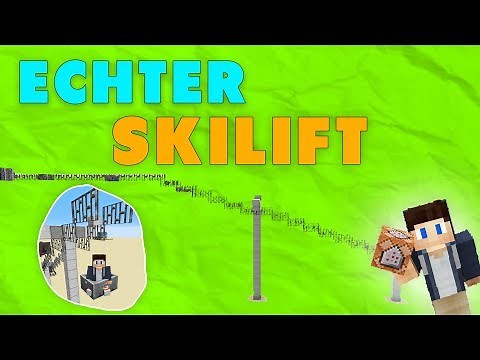 Funktionierenden Skilift in Minecraft bauen | Tutorial