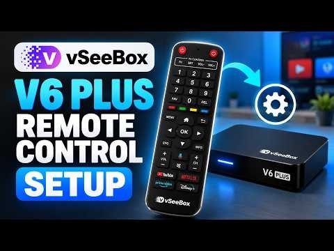 VSEEBOX V6 PLUS REMOTE CONTROL SETUP 2026! (FULL GUIDE)