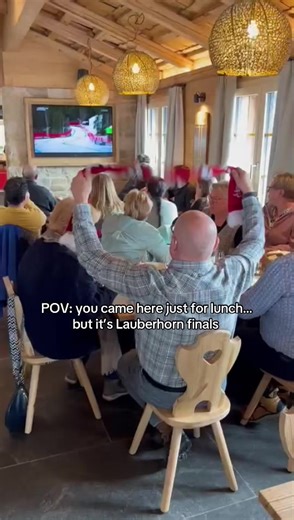 congrats @official_marcoodermatt 👏🏼⛷️ #fyp #wengen #grindelwald #lauberhorn #restaurant
