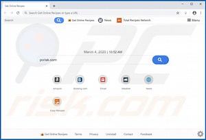Get Online Recipes Browser Hijacker