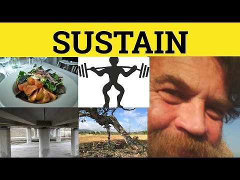 🔵 Sustain Sustenance - Sustain Meaning - Sustain Examples - Sustain Defined
