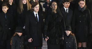 Celine Dion Says Final Goodbye to Rene Angelil at His Funeral (Video)