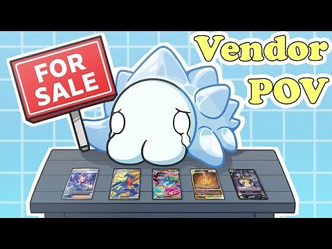 i went to my first pokemon card show (vendor pov)