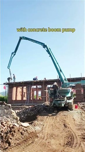 concrete building construction process #concretepumping #concretepumpmachine #concretepumpfactory