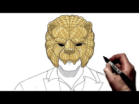 How To Draw Lion VIP | Step BY Step | Squid Game 2