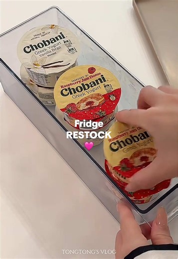 ASMR Fridge Restock: Organizing Your Fridge ASMR Style