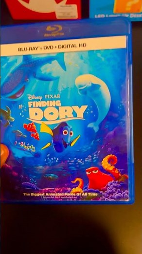 My Finding Dory Movie 2016 on Blu Ray💙💛🖤🧡🤍🖤🩵