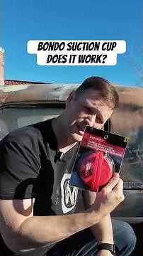 Bondo Suction Cup Dent Removal for the Win?