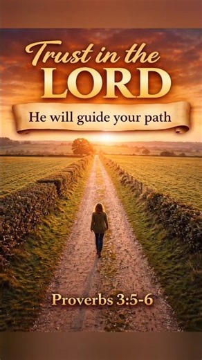 “When You Feel Lost… Trust God | Proverbs 3:5–6” | Best biblical message #love #faithhabits #duet