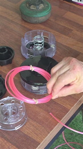 Does your weed whacker line keep getting stuck? Start by checking the direction