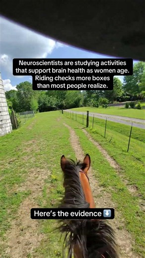 Horseback Riding impacts brain health! Here’s how ⬇️