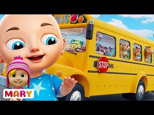 Wheels On The Bus Song | Mary - Nursery Rhymes