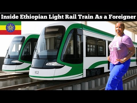 A Foreigner Tries Addis Ababa’s Light Rail for the First Time 🇪🇹