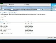 VLC-Player - Formate einstellen