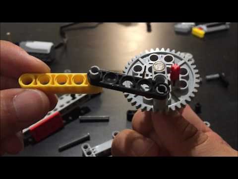 WIP Lego Tank Turret w/ How to build automatic Lego gun mechanism