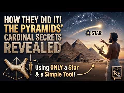 How Ancient Egyptians Aligned the Pyramids with Stars! The Merkhet Secret