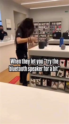 Core Community on Instagram: "When they let you „try the bluetooth speaker for a bit“ 🤣"